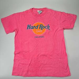 シングルステッチ made in USA ss designs Hard Rock Cafe Tシャツ ピンク ヴィンテージ 90s