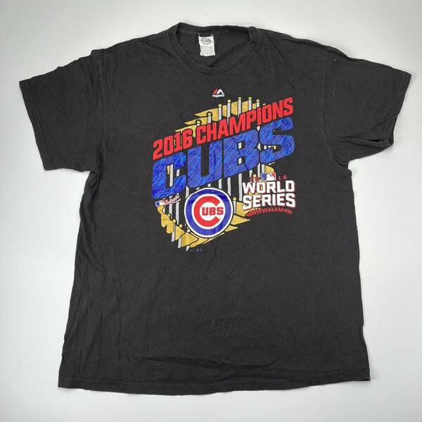 L シカゴ・カブス MLB DELTA PRO WEIGHT Tシャツ CHICAGO CUBS ブラック リユース ultramto