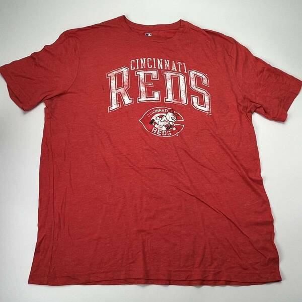 XL MLB genuine merchandise ビッグサイズ CINCINNATI REDS Tシャツ 薄手 レッド