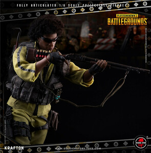 Soldier Story 1/6 PUBG Player Unknown’s Battlegrounds イエロースーツ 未開封新品 SSG-003 検） ホットトイズ DID Facepoolfigure