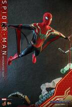 ホットトイズ 1/6 スパイダーマン：ノー・ウェイ・ホーム インテグレーテッドスーツ 未開封新品 MMS623 Spider Man hottoys_画像7