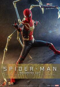 ホットトイズ 1/6 スパイダーマン：ノー・ウェイ・ホーム インテグレーテッドスーツ 未開封新品 MMS623 Spider Man hottoys