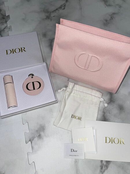 【非売品】非売品　ノベルティ　dior 　限定　香水　ミラー　ポーチ