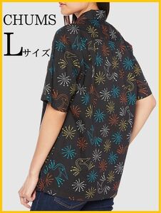 CHUMS チャムス シャツ Chumloha Shirt 花火柄 レディース Lサイズ