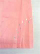 【良品！】★西松屋★女の子用レインコート/サイズ110/ピンク色/宝石柄/収納袋付き_画像5