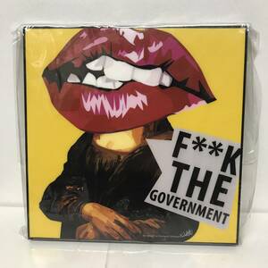 【中古】モナリザ FUCK THE GOVERMENT / ポップアートパネル / Keetatat Sitthiket @ROOM-2-01