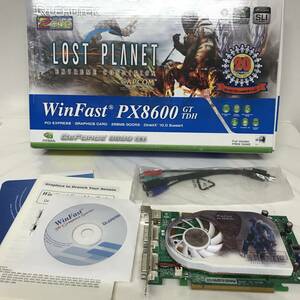 グラフィックボード WinFast PX8600GT 256MB PCI Express 動作未確認 保管品