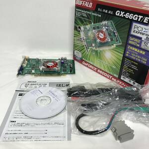 BUFFALO バッファロー GX-66GT/E128 グラフィックボード 長期保管品