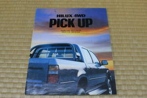  Toyota Hilux 4WD pick up каталог 