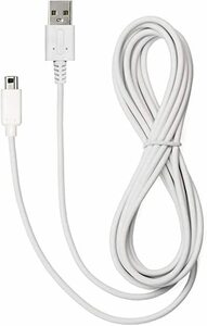 [ free shipping ] Wii U WiiU charge cable game pad for 3M white White white color interchangeable goods 