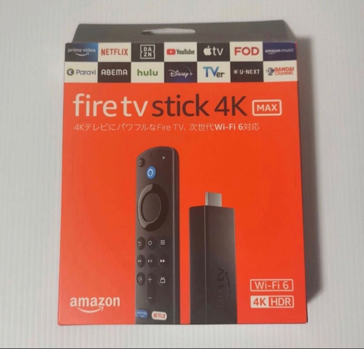 新品未開封】Amazon Fire TV Stick 4K Max メーカー1年保証&購入時明細 