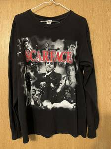 スカーフェイス ヴィンテージ 長袖Tシャツ ロング scarface delta デルタ ボディ 90 00 s