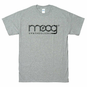 [Sサイズ]Moog Synthesizer（モーグ・シンセサイザー） 70s～80s ヴィンテージロゴ Tシャツ グレー