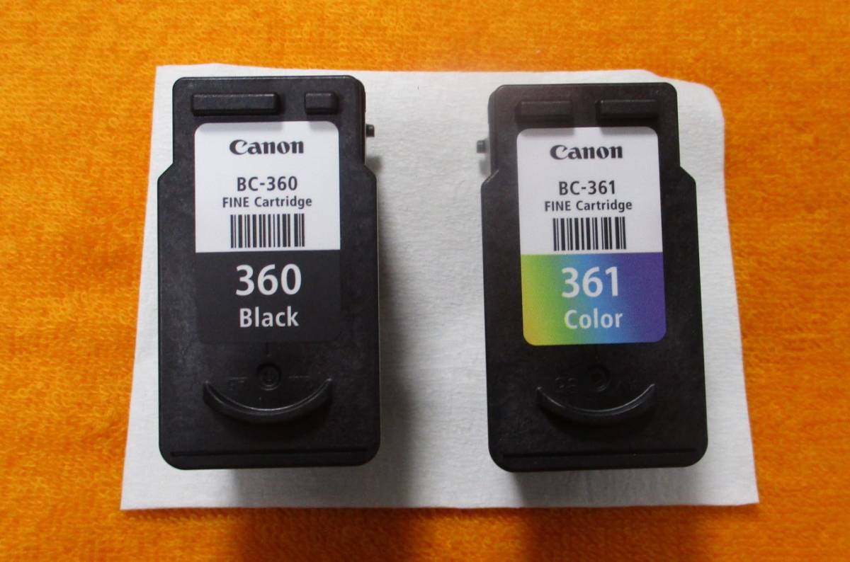 Canon キャノン 使用済み空 純正インク BC-360、BC-361 - JChere雅虎