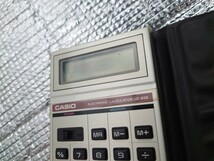 カシオ CASIO 8桁 電卓 LC-828 カバー付き レトロ_画像3