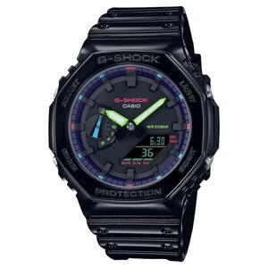 時計 カシオ GSHOCK GA-2100RGB-1AJF Virtual Rainbow：Gamer’s RGBシリーズ メンズ カーボンコアガード構造 新品未使用 正規品 送料無料