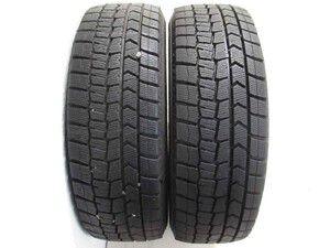 ダンロップ WM02 185/60R15 2020年製 スタッドレスタイヤのみ2本 インサイトエクスクルーズ/フィットハイブリッド/グレイス/スイフト 他