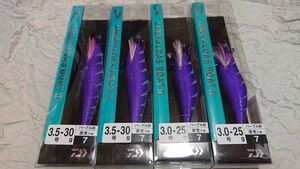 ダイワ エメラルダス ボート2 3.5号 30g 3.0号 25g 4個セット パープル杉/夜光 新品3 ティップラン ボートエギング