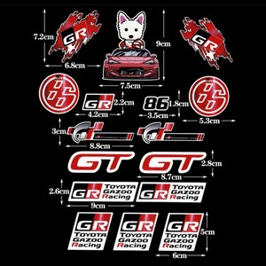 05★新品★トヨタ GR SPORT (GR スポーツ）GR Gazoo Racing ステッカー★フェンダーバッジ シール装飾★汎用ステッカー★　