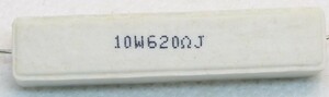 セメント抵抗 10w 620Ω 1個