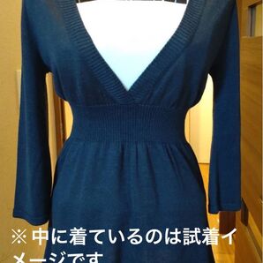 PROFILE プロフィール トップス ネイビー Mサイズ