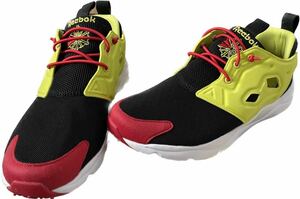 Reebok リーボック FURYLITE フューリーライト　　BLACK/CITRON/RED V66618 26cm