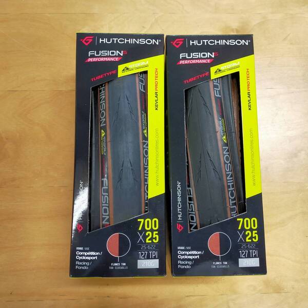 2本セット FUSION5 11STORM PERFORMANCE TT 25C TAN 11ストーム HUTCHINSON フュージョン5 ハッチンソン ユッチンソン