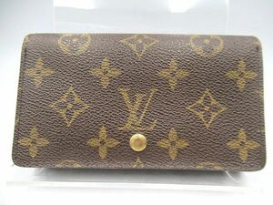 ★★☆LOUIS VUITTON ルイ ヴィトン モノグラム ポルトモネ・ビエ・トレゾール M61730 二つ折り財布 レディース 中古☆★★