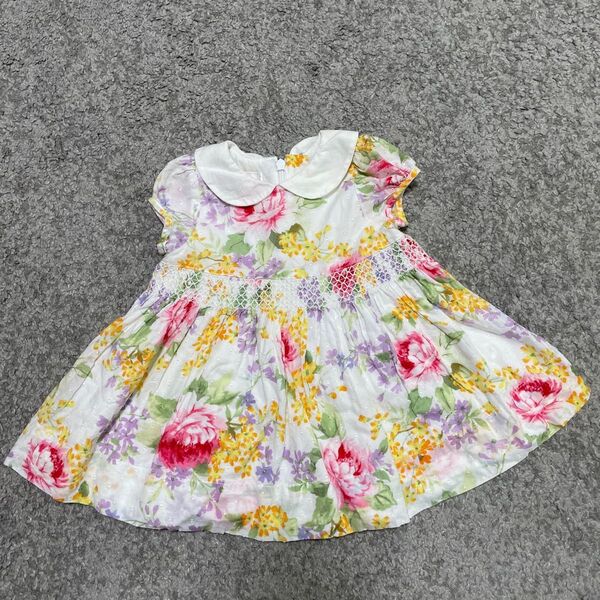 ギャップ 半袖 花柄 ワンピース 60