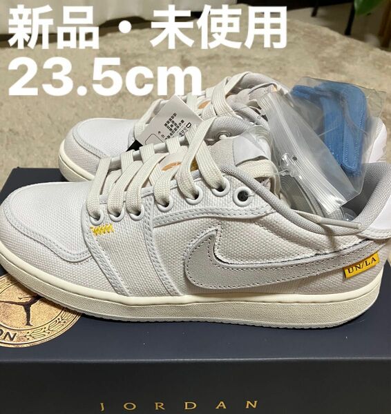 UNION × Nike Air Jordan 1 Low KO White Canvas 