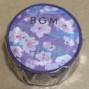 BGM 2023桜限定 桜・藤紫 マスキングテープ