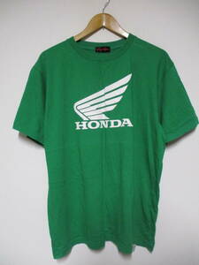 HONDA ホンダ ウイングロゴ Tシャツ 緑