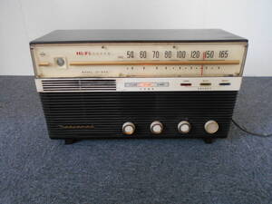 A / National ナショナル 真空管ラジオ Hi-Fi SUPER UF-605 中古品