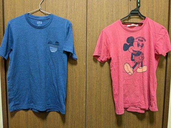 ２枚セット ディズニー 半袖Tシャツ ユニクロ