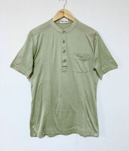 80’s 90’s PIERRE CARDIN TRICOTS ピエールカルダン ヘンリーネック 半袖ポケットTシャツ ヴィンテージ サイズ M