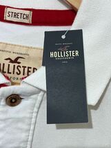 【未使用タグ付き】HOLLISTER ホリスター 半袖ポロシャツ ホワイト サイズ S_画像6