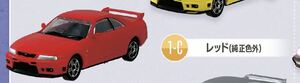 エフトイズ　F-toys ミニカー　日産名車伝説　２３　ニッサン スカイライン　GTR V・spec 純正色外