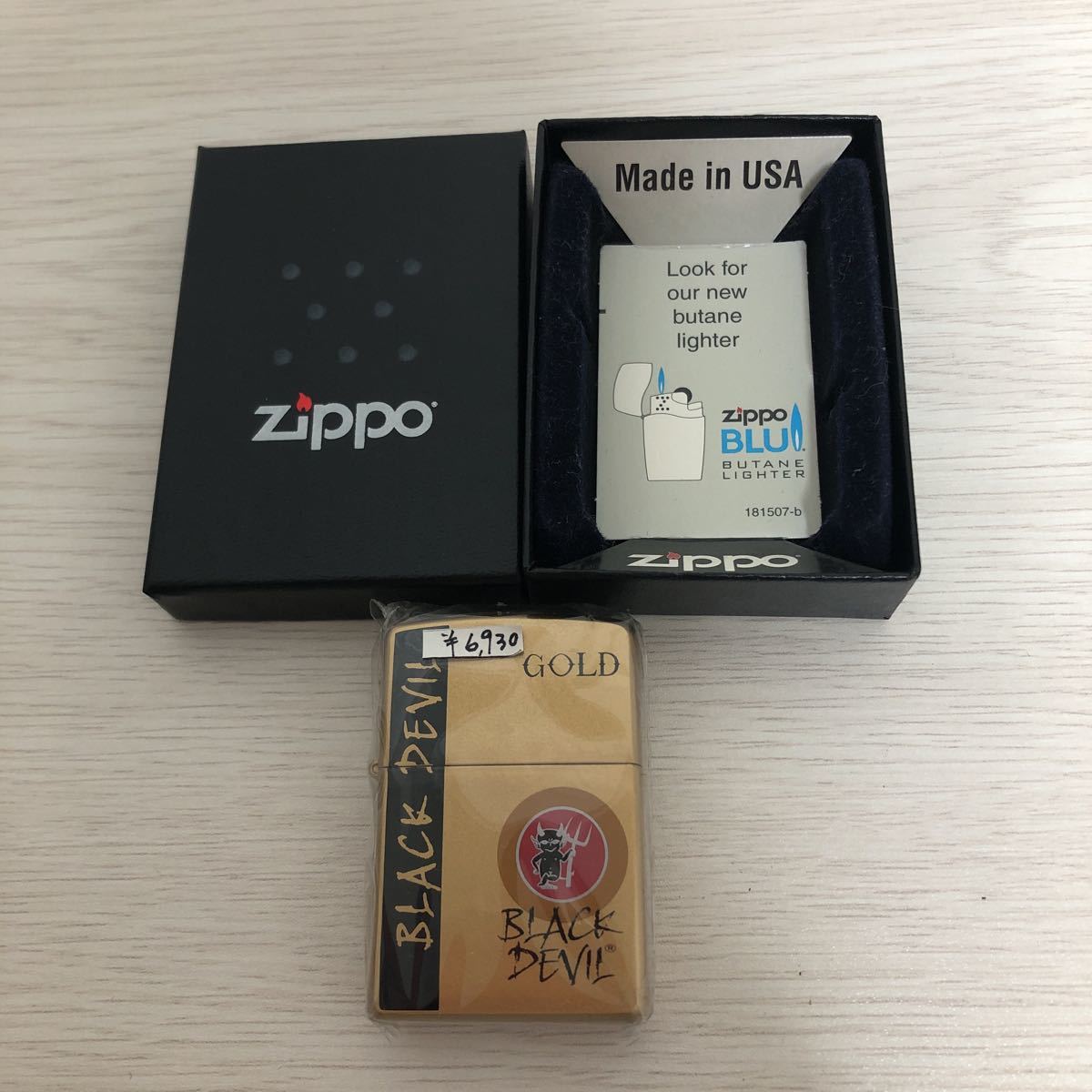 zippo ブラックデビル 希少 新品未使用