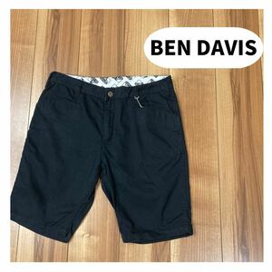 BEN DAVIS ベンデイビス ハーフパンツ 短パン ショートパンツ ブラック サイズ30 玉mc1445