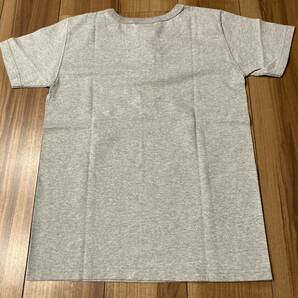 新品 Good wear グッドウェア USA製 ヘンリーネック スリム Tシャツ 半袖 ヘビーウェイト グレー サイズL 玉mc1420の画像9