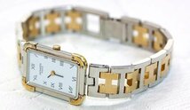 1円～ポリッシュ済/超美品～HERMES　クロアジュール　エルメス　Ladys　WhiteDial　詳細写真多数　電池交換済・テストクリア_画像5