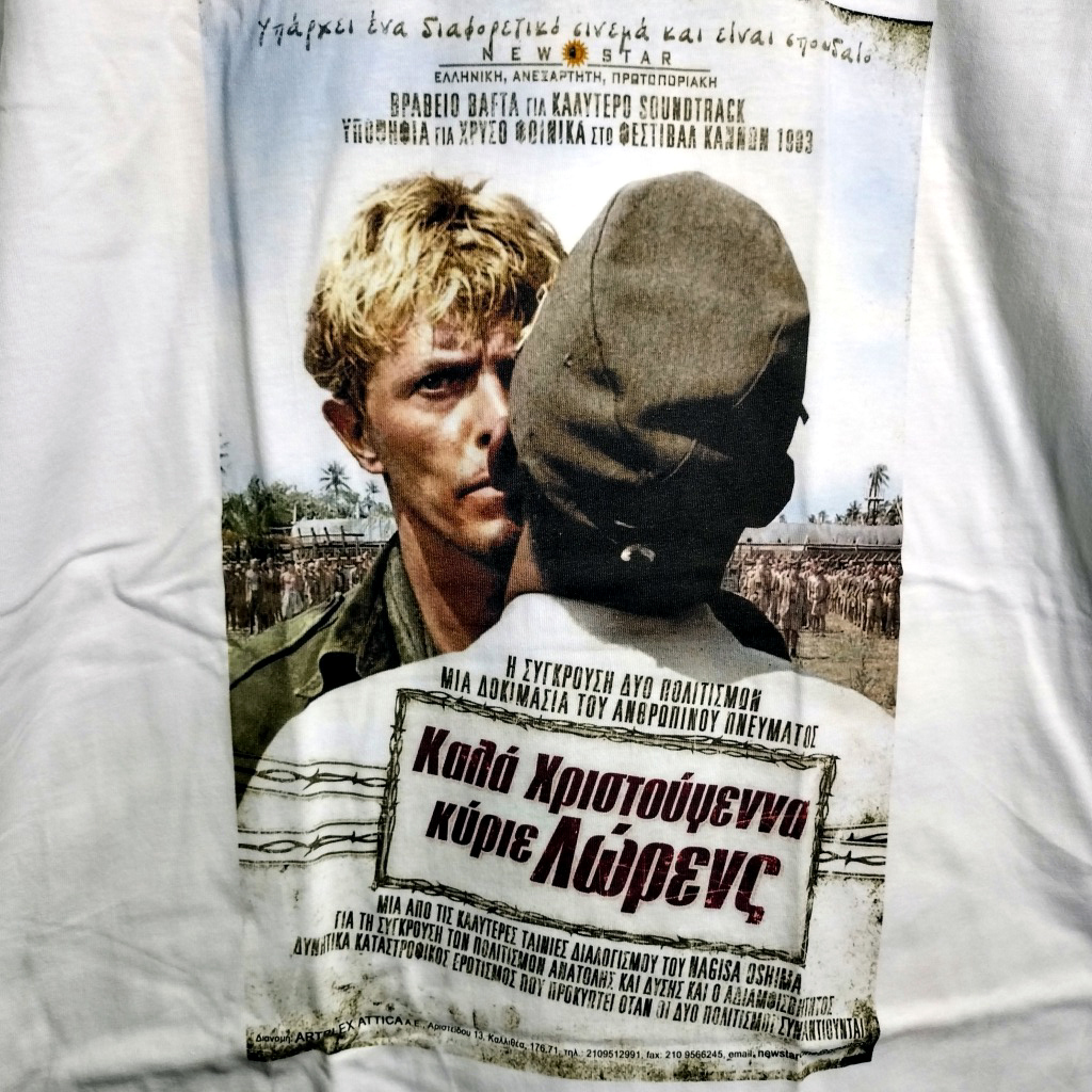 映画『戦場のメリークリスマス』海外版 Tシャツp 白Lサイズ 送料無料