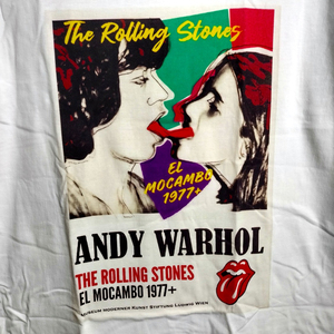 The Rolling Stones ローリングストーンズ バンドTシャツ M◇送料無料/新品 El Mocambo1977 エルモカンボ アンディウォーホル ANDY WARHOL