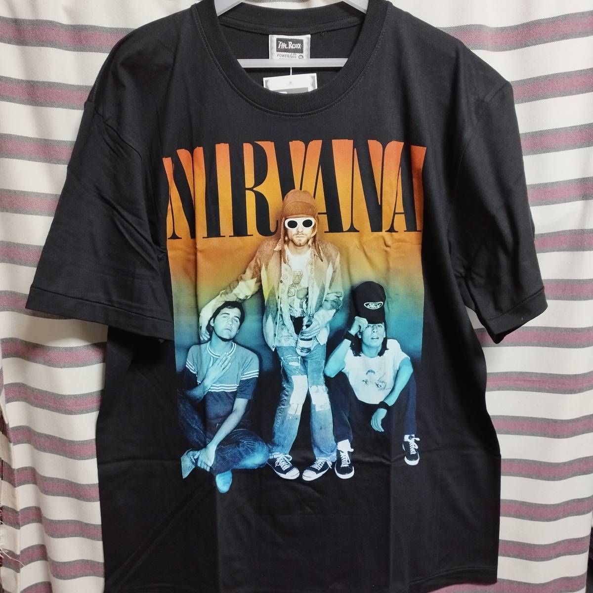 人気柄 厚手NIRVANA ニルヴァーナＴシャツ 【XL】送料無料 オーバー