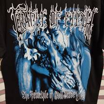 人気柄★クレイドルオブフィルス CRADLE of FILTH『PRINCIPLE OF EVIL MADE FLESH』バンドTシャツ 送料無料 バックプリント有_画像2