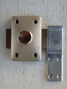 フランスアンティーク ドアロック 実用可 ラッチ ロック インダストリアル 工業系 扉　スライドロック　キャビネット　