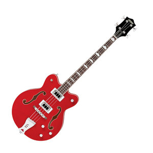 グレッチ GRETSCH G5442BDC Electromatic Hollow Body Short Scale Bass Transparent Red エレキベース