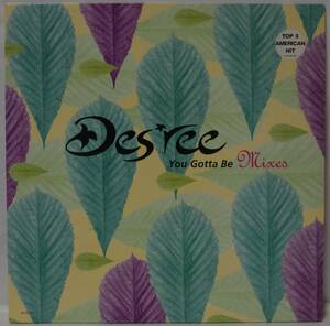 中古12インチレコード簡易洗浄済み：Desree(デズリー) / You Gotta Be Mixes (UK盤)