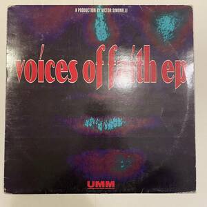 【12inch レコード】Victor Simonelli 「Voices Of Faith EP」