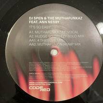 【12inch レコード】DJ Spen & The MuthaFunkaz Feat. Ann Nesby 「It's So Easy」_画像4